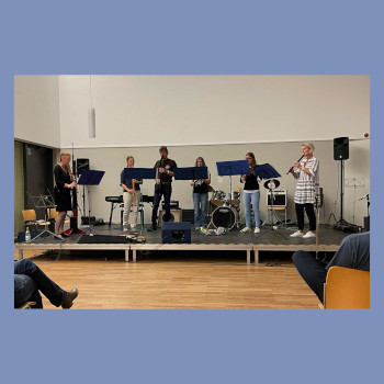 Photo des Ensembles von 2021 - Auftritt in Corona-Zeit